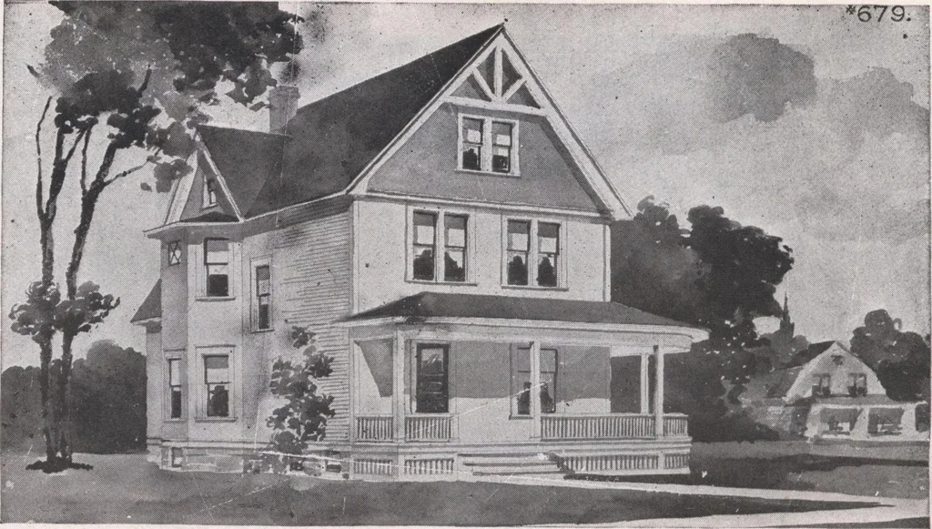 An illustration from Attractive homes, 1912, leaf 111