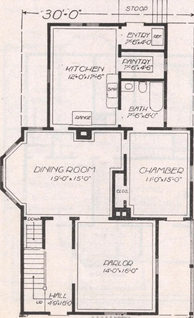 An illustration from Attractive homes, 1912, leaf 111