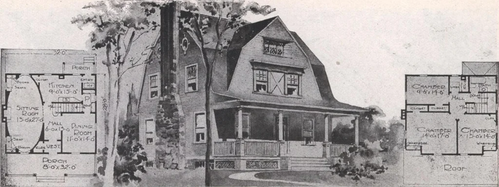 An illustration from Attractive homes, 1912, leaf 115