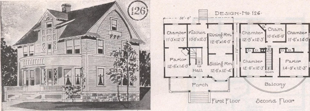 An illustration from Attractive homes, 1912, leaf 116
