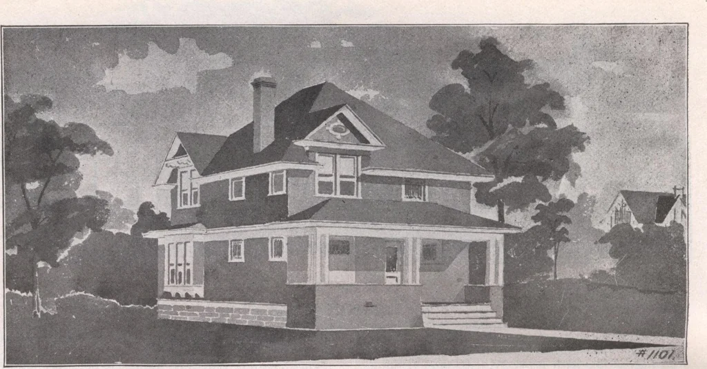An illustration from Attractive homes, 1912, leaf 117