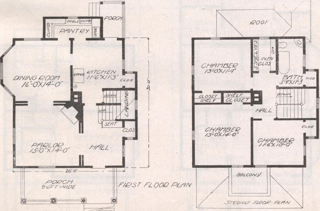 An illustration from Attractive homes, 1912, leaf 118