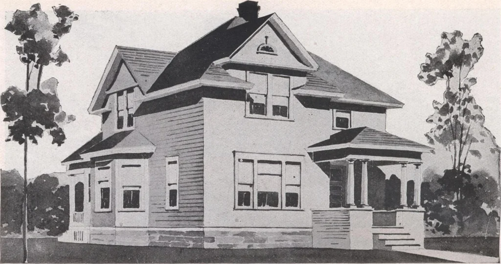 An illustration from Attractive homes, 1912, leaf 119