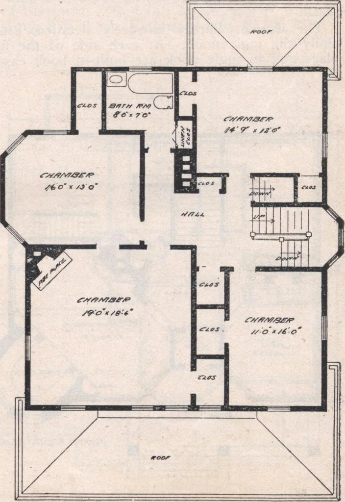 An illustration from Attractive homes, 1912, leaf 12