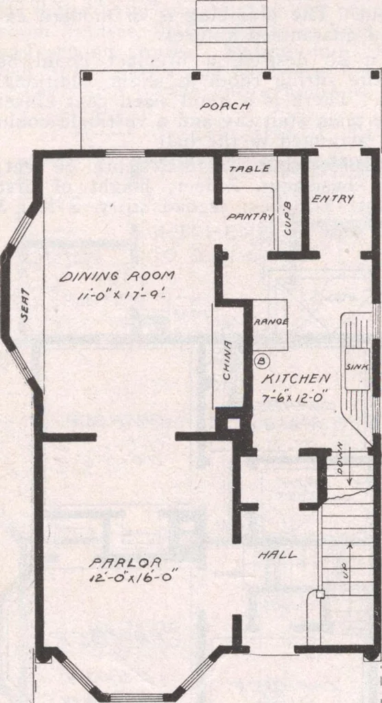An illustration from Attractive homes, 1912, leaf 121