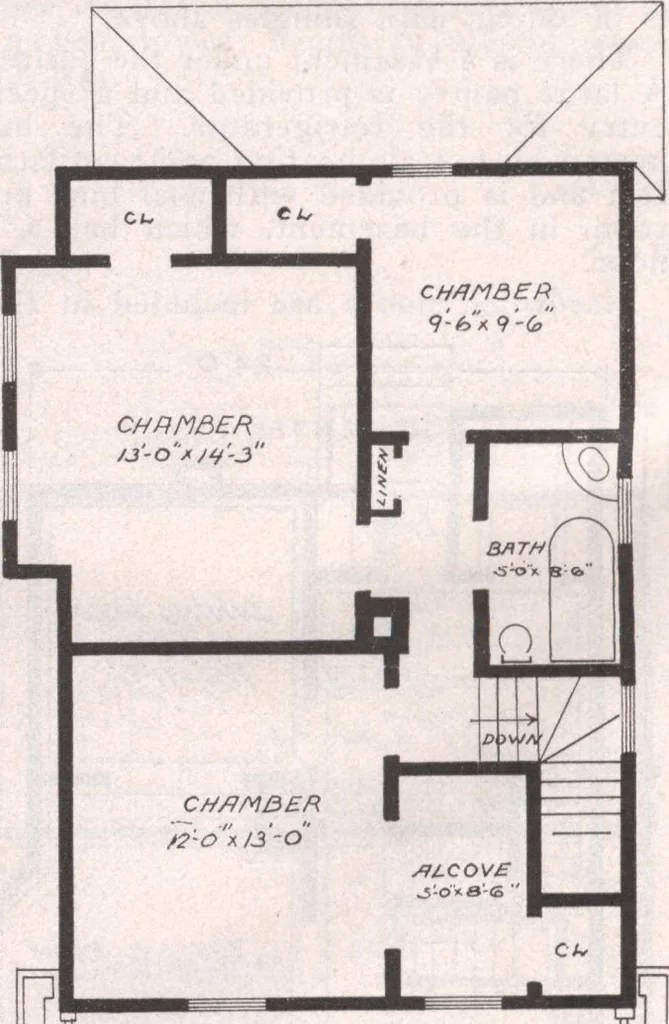 An illustration from Attractive homes, 1912, leaf 121
