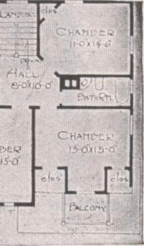 An illustration from Attractive homes, 1912, leaf 122
