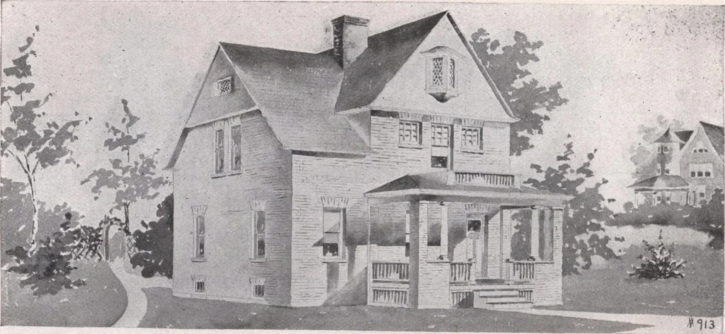 An illustration from Attractive homes, 1912, leaf 123