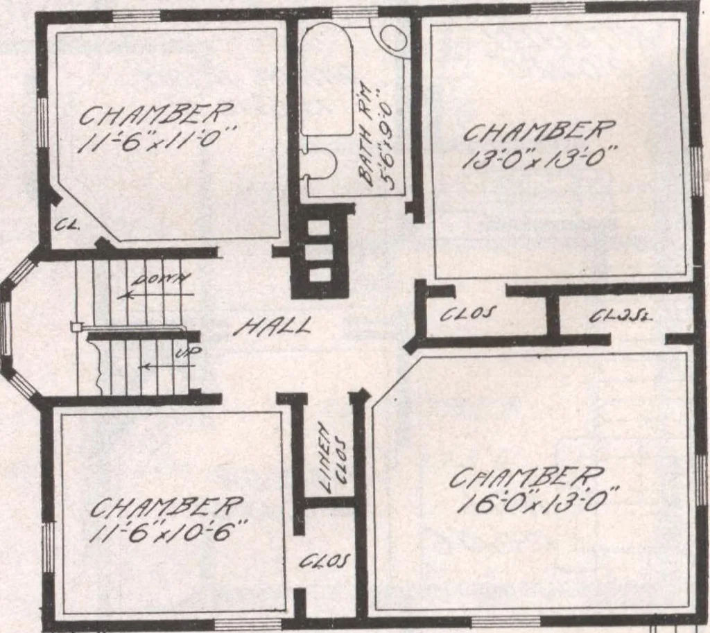 An illustration from Attractive homes, 1912, leaf 125