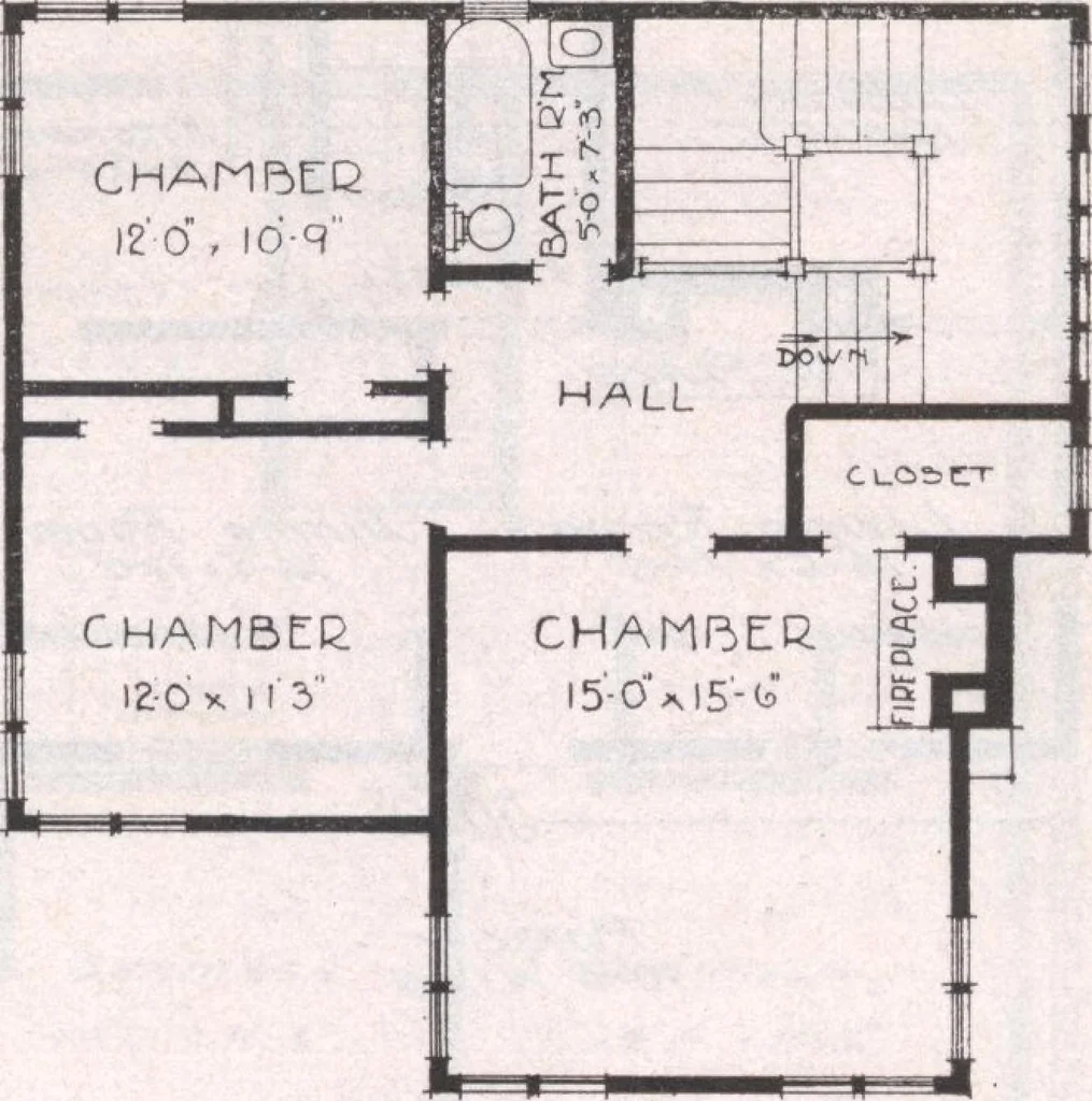 An illustration from Attractive homes, 1912, leaf 126
