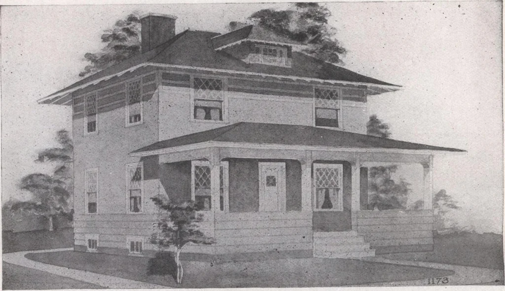 An illustration from Attractive homes, 1912, leaf 127