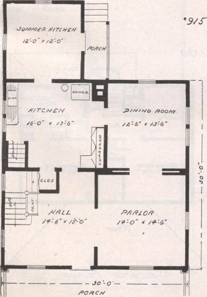 An illustration from Attractive homes, 1912, leaf 128