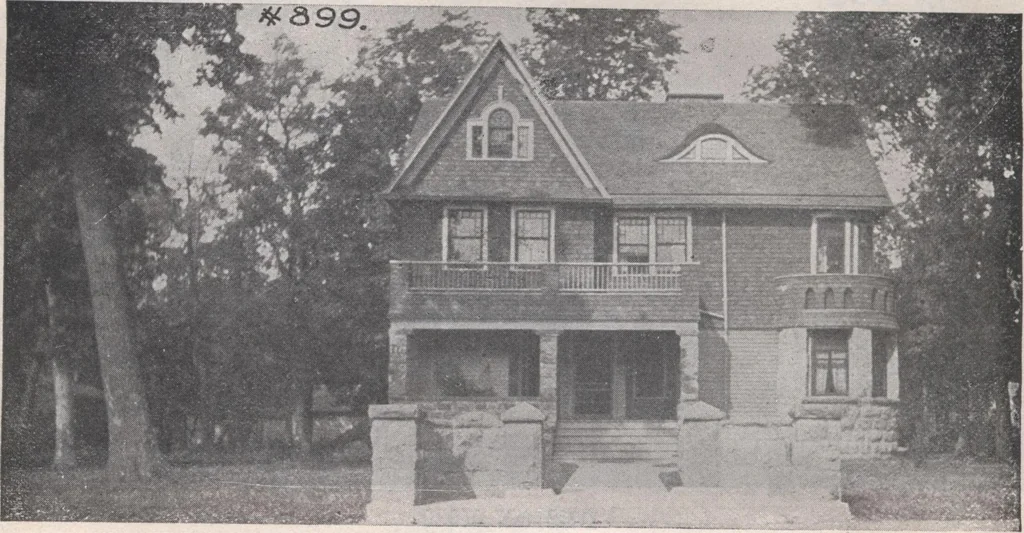 An illustration from Attractive homes, 1912, leaf 13