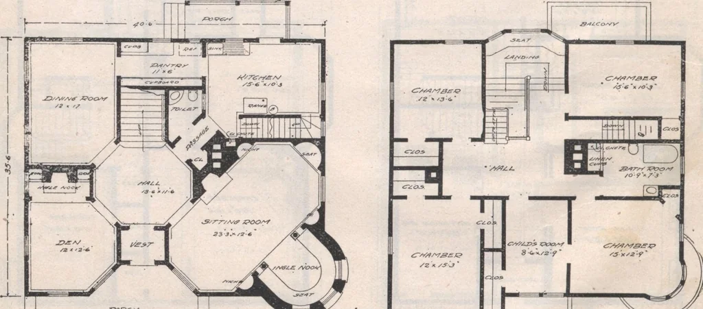 An illustration from Attractive homes, 1912, leaf 13