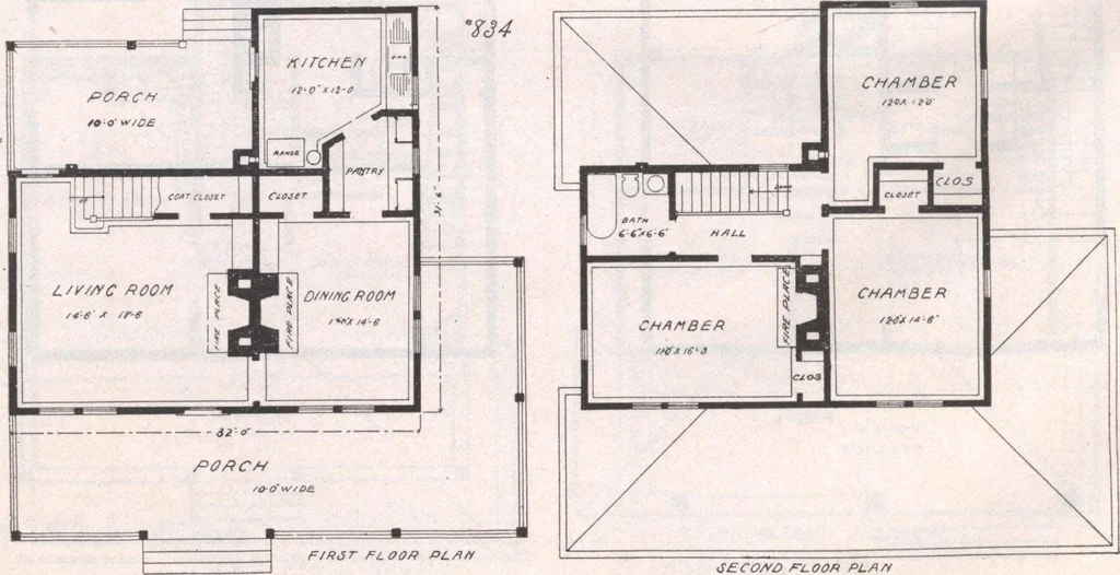 An illustration from Attractive homes, 1912, leaf 131