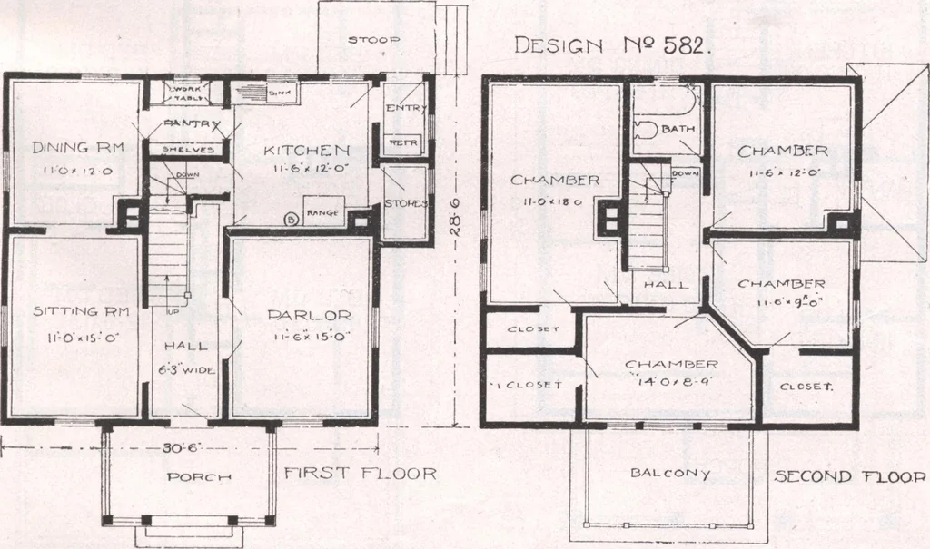 An illustration from Attractive homes, 1912, leaf 132
