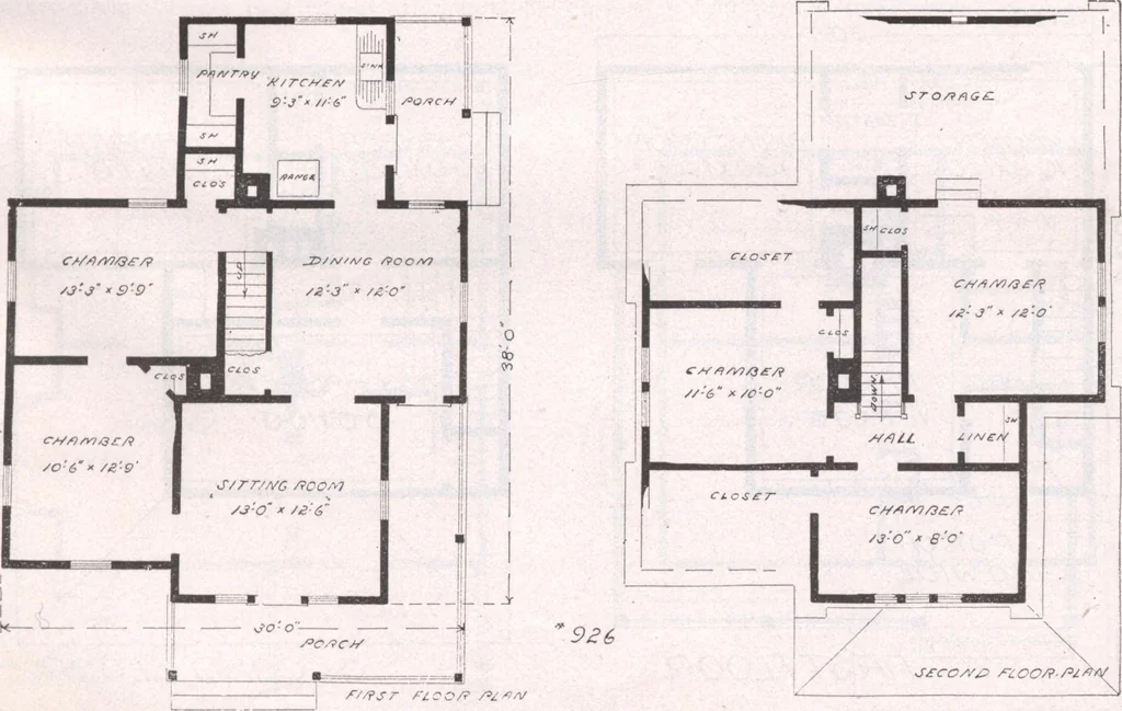 An illustration from Attractive homes, 1912, leaf 134