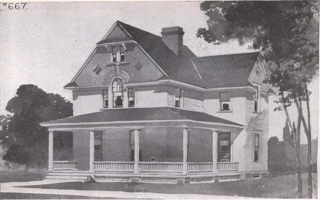 An illustration from Attractive homes, 1912, leaf 135
