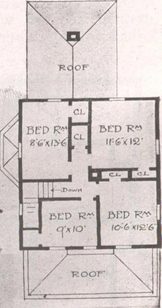 An illustration from Attractive homes, 1912, leaf 137