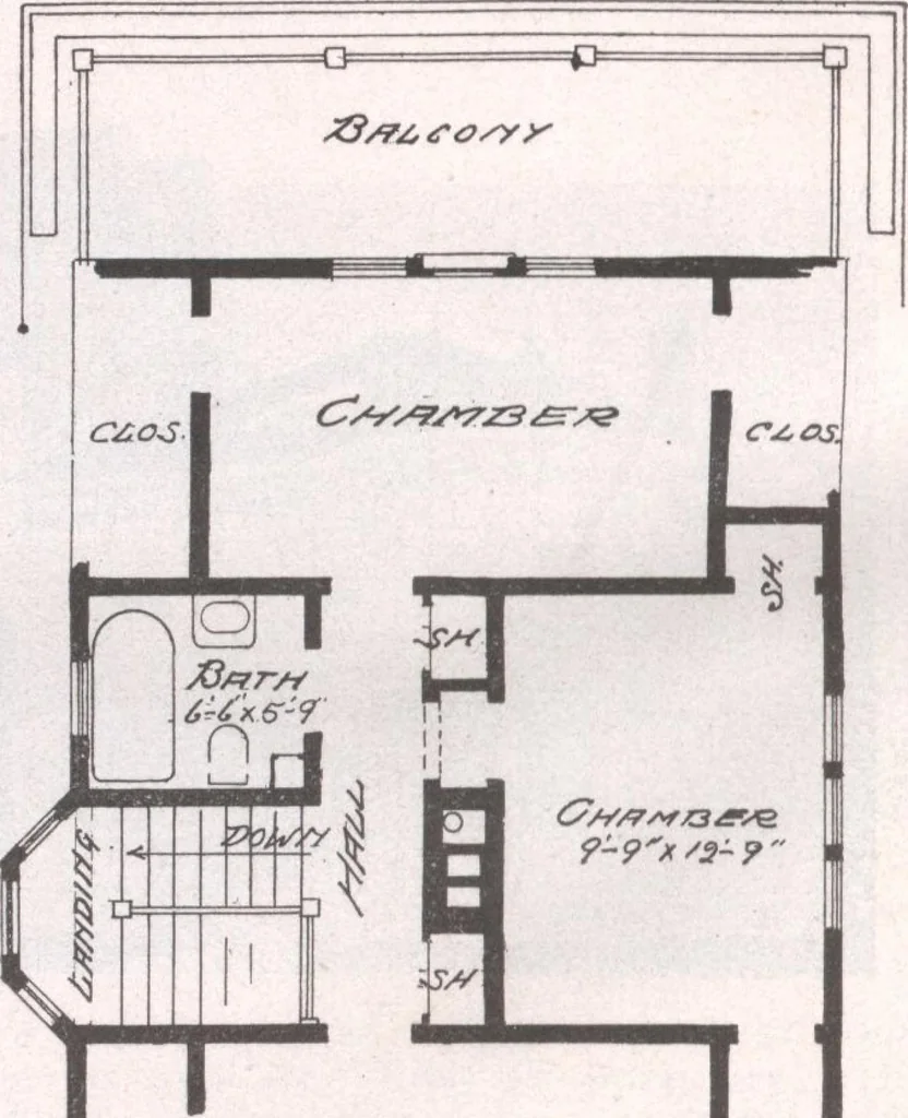 An illustration from Attractive homes, 1912, leaf 141