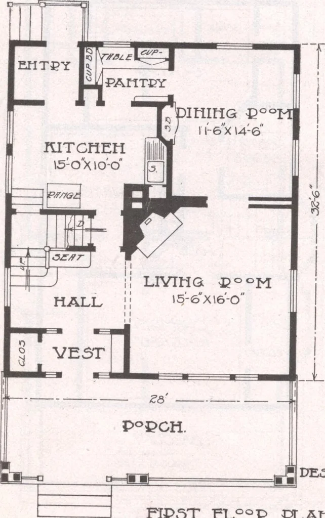 An illustration from Attractive homes, 1912, leaf 143
