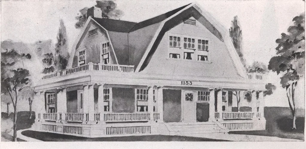 An illustration from Attractive homes, 1912, leaf 145