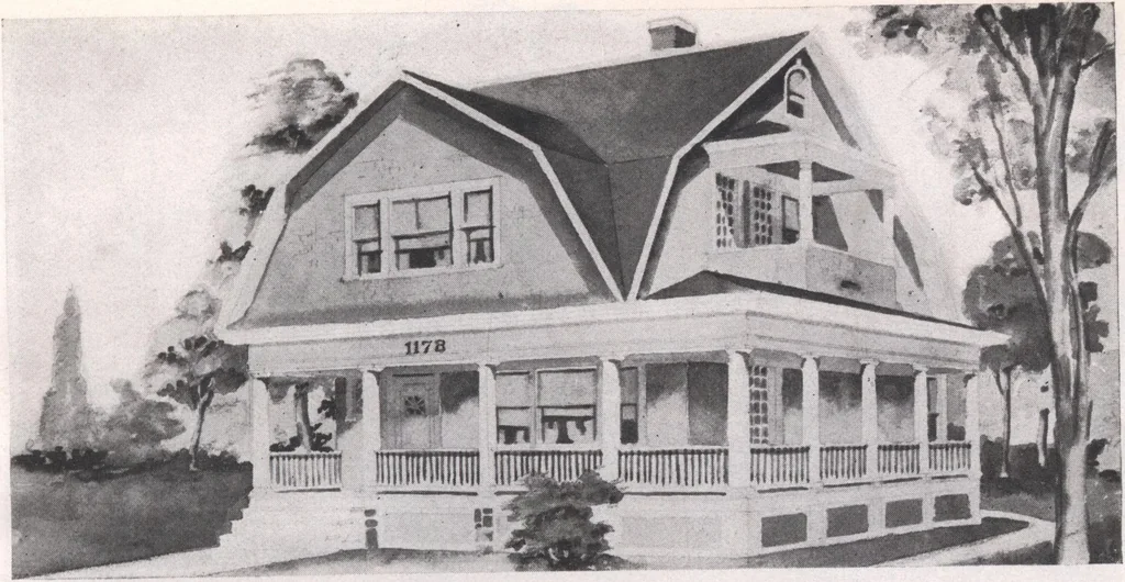 An illustration from Attractive homes, 1912, leaf 146