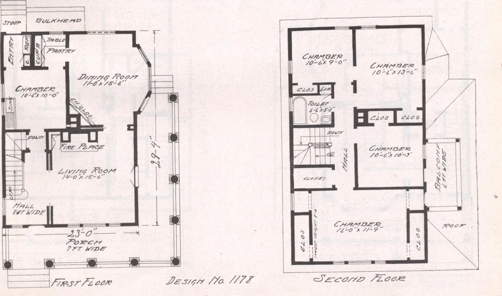 An illustration from Attractive homes, 1912, leaf 146