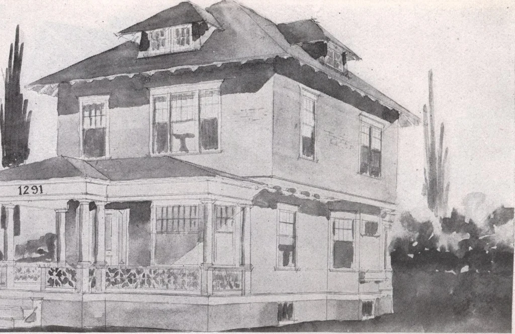An illustration from Attractive homes, 1912, leaf 147