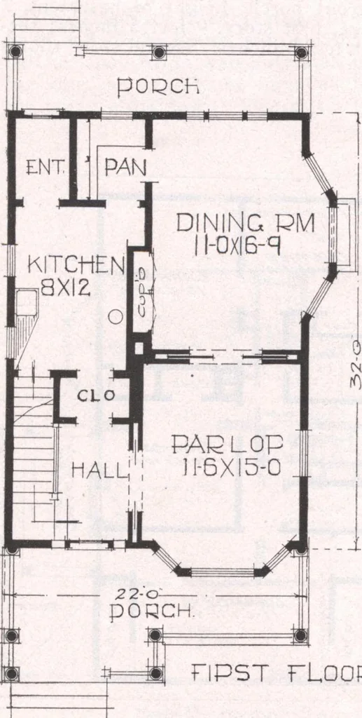An illustration from Attractive homes, 1912, leaf 147