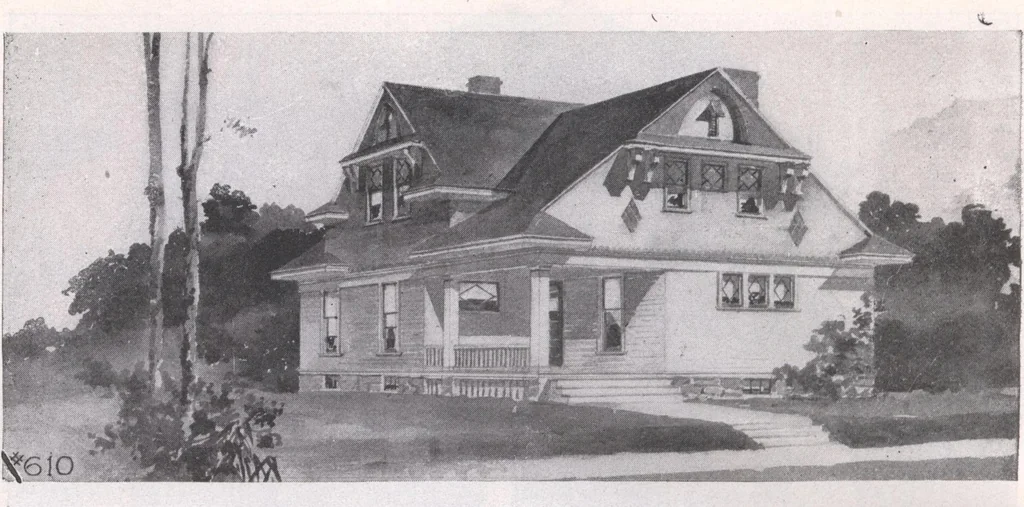 An illustration from Attractive homes, 1912, leaf 149