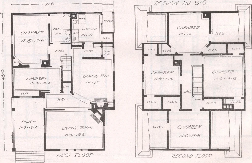 An illustration from Attractive homes, 1912, leaf 149