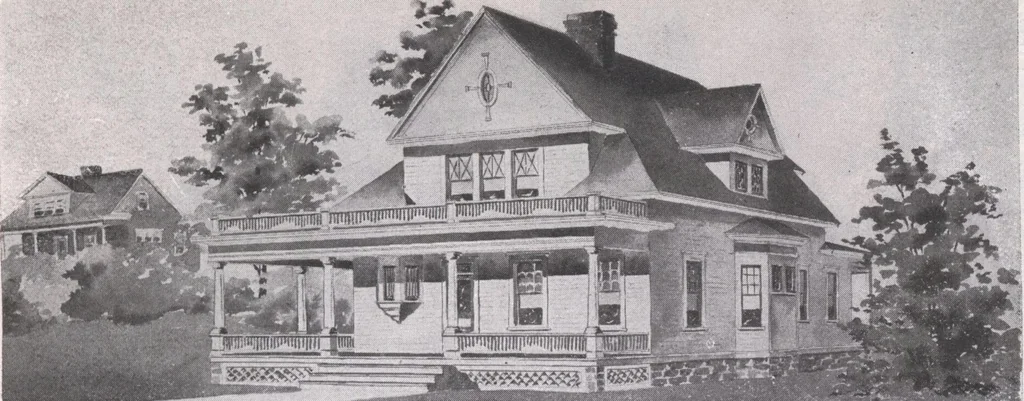 An illustration from Attractive homes, 1912, leaf 150