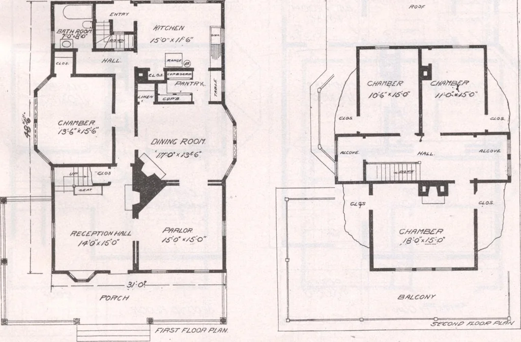 An illustration from Attractive homes, 1912, leaf 150