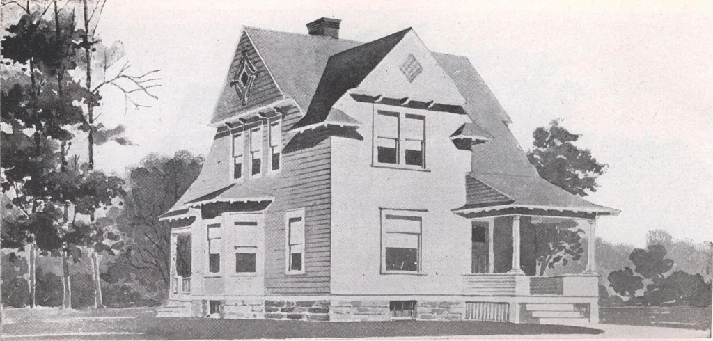 An illustration from Attractive homes, 1912, leaf 151