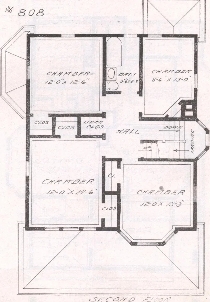 An illustration from Attractive homes, 1912, leaf 152