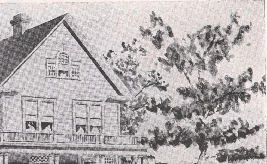 An illustration from Attractive homes, 1912, leaf 153