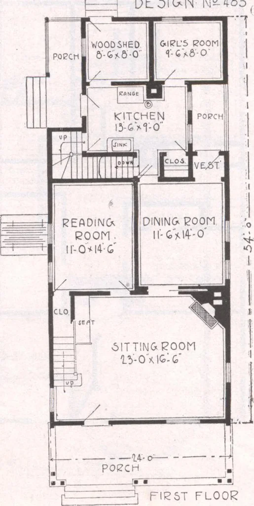 An illustration from Attractive homes, 1912, leaf 157