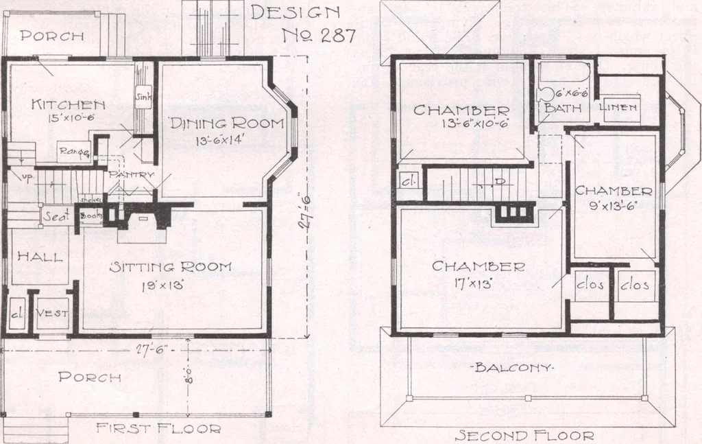 An illustration from Attractive homes, 1912, leaf 158
