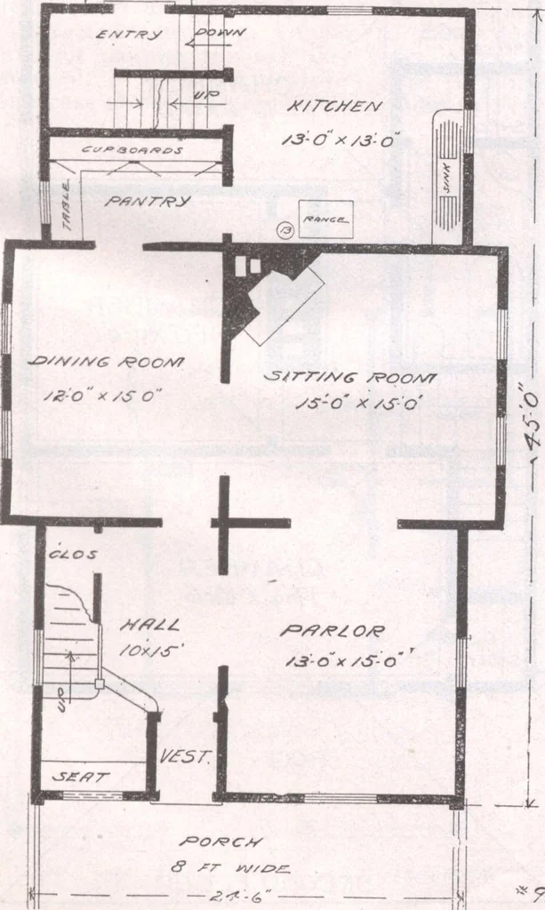 An illustration from Attractive homes, 1912, leaf 160