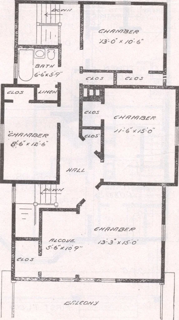 An illustration from Attractive homes, 1912, leaf 160