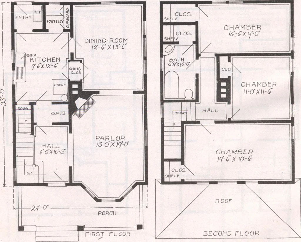An illustration from Attractive homes, 1912, leaf 161