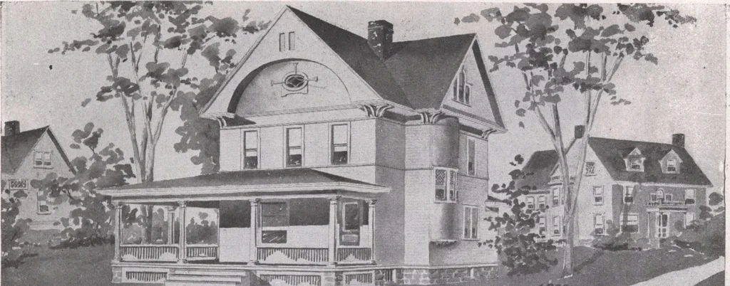 An illustration from Attractive homes, 1912, leaf 162