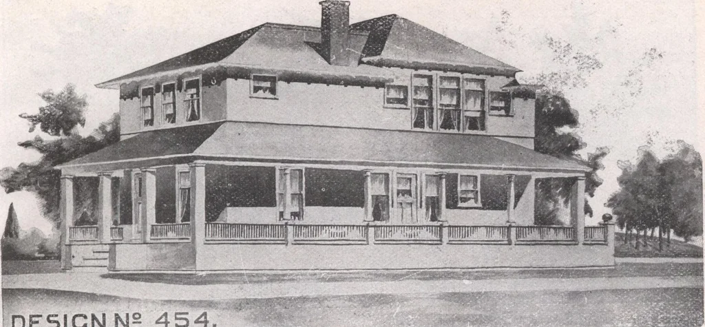 An illustration from Attractive homes, 1912, leaf 164