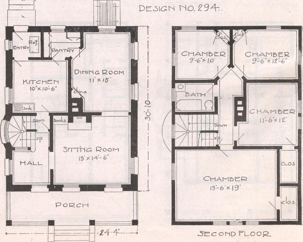 An illustration from Attractive homes, 1912, leaf 165