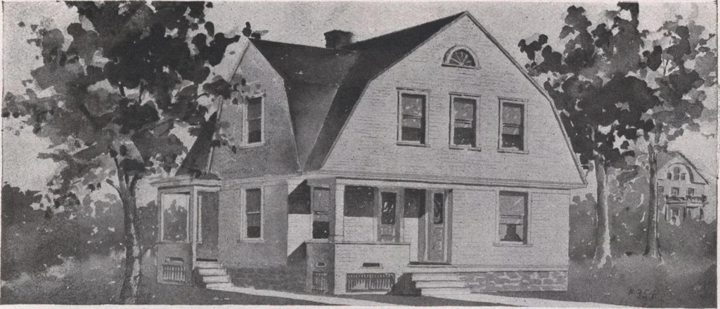 An illustration from Attractive homes, 1912, leaf 166
