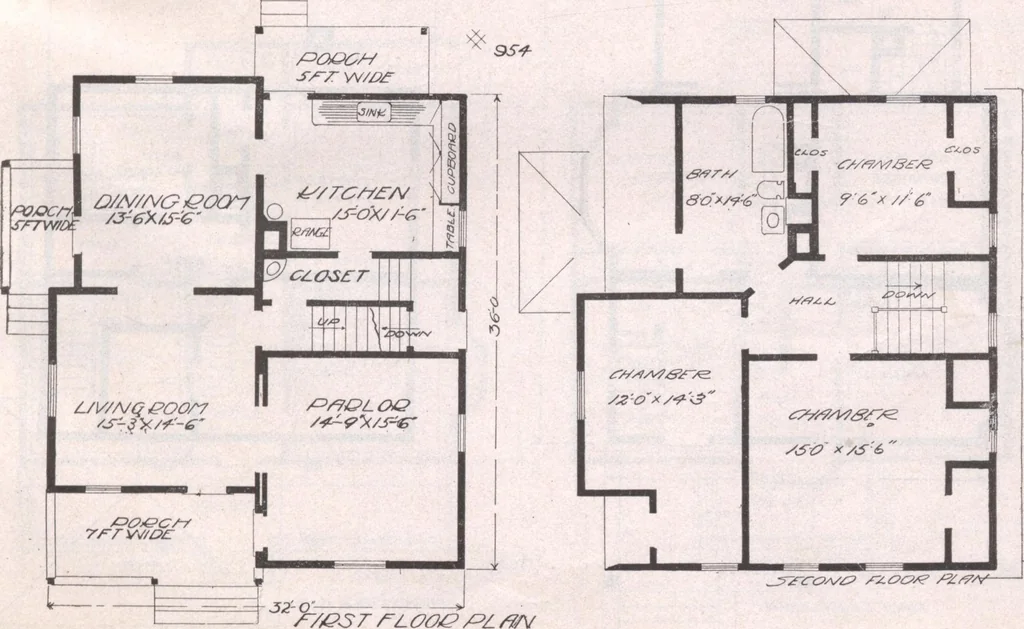 An illustration from Attractive homes, 1912, leaf 166