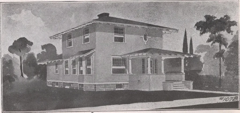 An illustration from Attractive homes, 1912, leaf 167