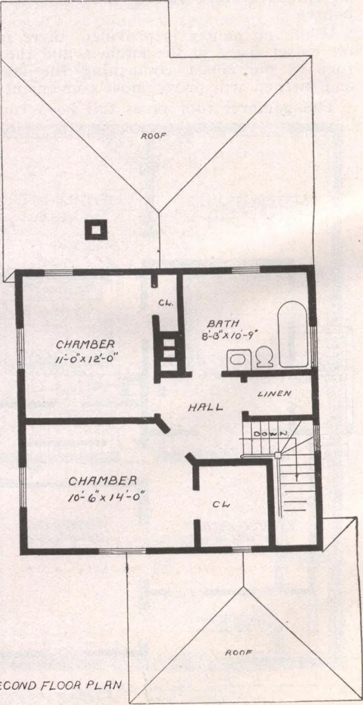 An illustration from Attractive homes, 1912, leaf 167