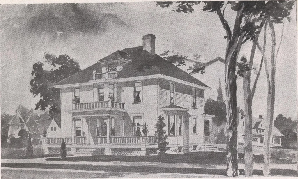 An illustration from Attractive homes, 1912, leaf 168